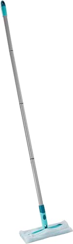 Leifheit Set Clean and Away, Bodenwischer für die schnelle Trockenreinigung, inklusive fünf Staubtüchern, Staubwischer mit 360° Drehgelenk, zieht Staub und Haare wie EIN Magnet an, mit Click System