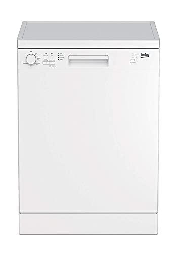 Beko DFN05310W Geschirrspüler Freistehend / A+ / Weiß / Clean&Shine / Höhenverstellbaren Tassenablagen / Halbe Beladung Funktion