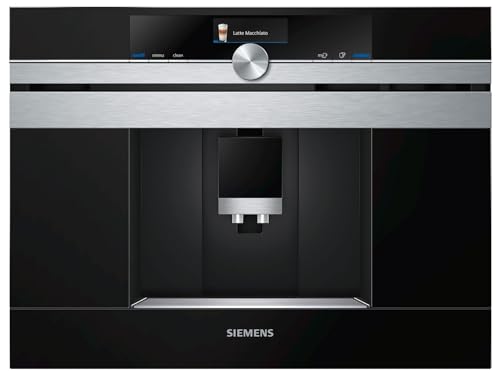 Siemens CT636LES6 Kaffeemaschine, integriert, 19 bar,2,4 l, Schwarz, Edelstahl