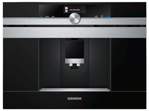 SIEMENS CT636LES6 iQ700 Kaffeemaschine - 2,4 l Tank - 1600 W - Bereitet 2 Tassen gleichzeitig vor - Edelstahl