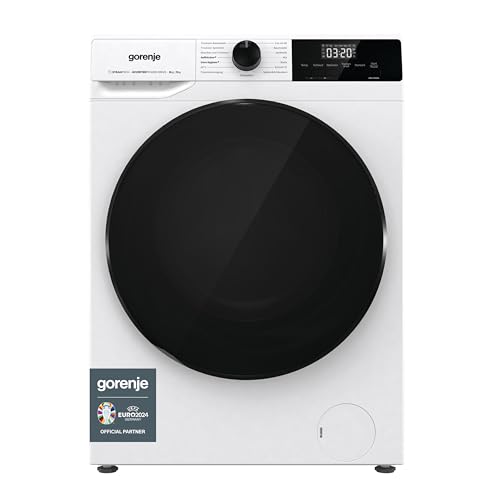 Gorenje WDAM 854 AP Waschtrockner mit Dampffunktion / 8 kg / 1400 U / 15 Programme/Aqua Stop/Inverter PowerDrive Motor/Kindersicherung/QuickDry/weiß