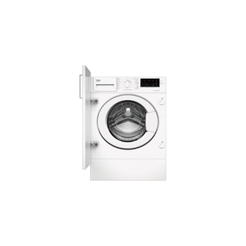 Beko WMI71433PTE1 integrierbare Waschmaschine, Einbau-Waschmaschine, 7 kg, Pet Hair Removal, Knitterfreie Wäsche, Restzeitanzeige und Schleuderwahl, Watersafe+, Weiß