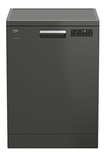 Beko DFN28420G Geschirrspüler Freistehend / A++ / Pro-Smart Inverter Motor / TrayWash / SteamGloss / Watersafe+ / AquaFlex / Selbstreinigungsprogramm / XL-Stauraum / lavagrau