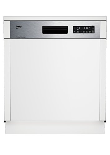 Beko DSN28330X Geschirrspüler Teilintegriert / A+++ / 234 kWh / 13 MGD / Watersafe+ / ProSmart Inverter Motor / 30 Minuten Kurzprogramm / Auto Programm / AquaFlex / TrayWash / SteamGloss / Herausnehmbare Schublade / Kindersicherung / Schnell & Sauber Funktion