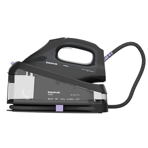 Taurus Bügelstation | Amazing SSD3000 | 7 bar Druck | 3000W Leistung | leise | betriebsbereit in 30 Sekunden | elektronischer Dampfstoß | 400g/min | 1,5L Tank | Keramiksohle