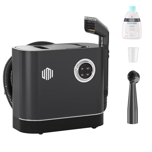 UMI Waschsauger mit Dampffunktion, 14 kPa Saugkraft, 4 Reinigungsmodi, Hochtemperatur-Dampfreinigung, Doppeltanksystem, Smart-Display, Teppichreiniger inkl. Reinigungsmittel