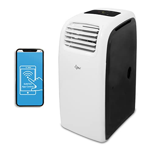 SUNTEC Mobiles Klimagerät Transform 14.000 Eco R290 APP – Klimaanlage mobil und leise mit Smart App Steuerung – Entfeuchter für Räume bis 70 qm – Mobile Kühlung & Heizung für zuhause – 14.000 BTU