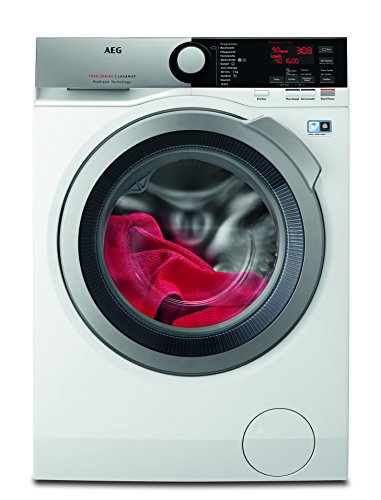 AEG L7FE76695 Waschmaschine/ProSteam - Auffrischfunktion / 9 kg/Leise/Mengenautomatik/Nachlegefunktion/Schontrommel/Allergikerfreundlich, weiß