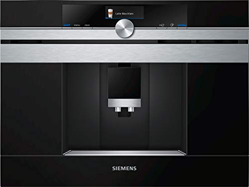 Siemens CT636LES6 Kaffeemaschine, integriert, 19 bar,2,4 l, Schwarz, Edelstahl