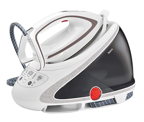 Tefal Dampfbügelstation Pro Express Ultimate GV9567 | 7,7 Bar | 155 g/Min. Kontinuierlicher Dampf | 500 g/Min. Extra-Dampfstoß | 2600 Watt | 42.3 x 25 x 28.9 cm | Farbe Weiß