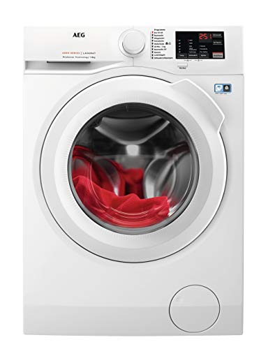 AEG L6FBA5680 Waschmaschine / 8,0 kg / Leise / Mengenautomatik / Nachlegefunktion / Kindersicherung / Wasserstopp / 1600 U/min