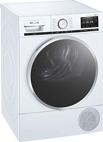Siemens WT47XE40 iQ800 Wärmepumpen-Trockner, 9 kg, 193 kWh, intelligentCleaning System, WLAN-fähig mit HomeConnect, intelligentDry