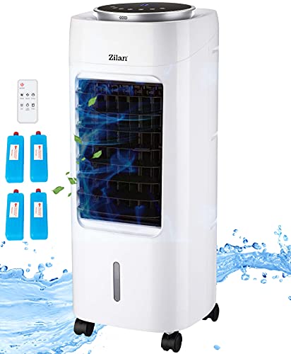 3in1 Air Cooler | 7 Liter Kapazität | 3 Stufen | Mobile Klimaanlage | Klima Ventilator mit Fernbedienung | Klimagerät | Luftreiniger | Luftkühler | Aircooler