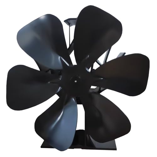 TITECK Ofenventilator Kaminventilator ohne Strom Kamin Ventilator Leiser Betrieb Wärmebetriebener Kaminlüfter für Kaminofen/Holzbrenner/Holzkamin