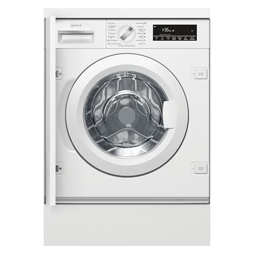 NEFF W6441X1, Waschvollautomat, Vollintegrierbar, Geräuschwert Waschen: 41 dB, Effizienzklasse: A, 1400 UpM, 8 kg, Touch Control-Tasten, Time Light, Efficient Silent Drive, Made in Germany