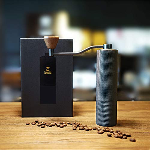 Timemore Slim Plus Version NEU | Hand Kaffeemühle Espressomühle | sehr leicht und handlich | edel und hochwertig | Edelstahlmahlwerk