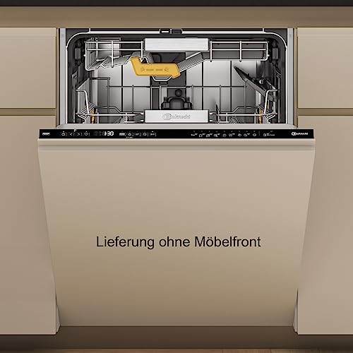 Bauknecht B8I HP42 LC Vollintegrierbarer Geschirrspüler/ 60 CM/ 15 Maßgedecke/PowerClean Pro-Effektive Hochdruckdüsen/Natural Dry-Automatische Türoffnung-Bessere Trocknung/MaxiSpace-Mehr Innenraum