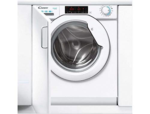 Candy Waschmaschine CBW 48TWME-S Einbau Frontlader / Frontlader voll integriert / 8kg Waschen / Startzeitvorwah Liter / 1400 U/min