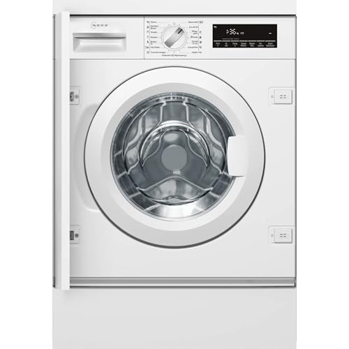 NEFF W6441X1, Waschvollautomat, Vollintegrierbar, Geräuschwert Waschen: 41 dB, Effizienzklasse: A, 1400 UpM, 8 kg, Touch Control-Tasten, Time Light, Efficient Silent Drive, Made in Germany