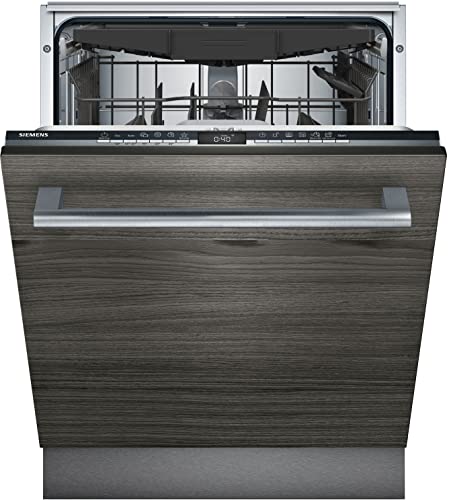 Siemens SN63EX14VE Geschirrspüler iQ500, vollintegrierte Spülmaschine mit Besteckschublade, 60 cm, HomeConnect, varioSpeed Plus, TabCounter, autoOpen dry, infoLight [Energieklasse C]