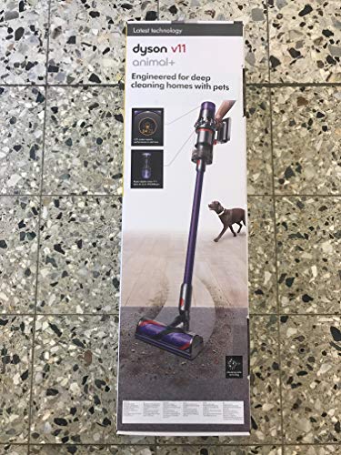 Dyson V11 Animal+ beutel- und kabelloser Handstaubsauger (inkl. Elektrobürste mit Direktantrieb, Fugendüse und Kombidüse, mit Lithium-Ionen-Akku, Aufbewahrungs- und Ladestation)